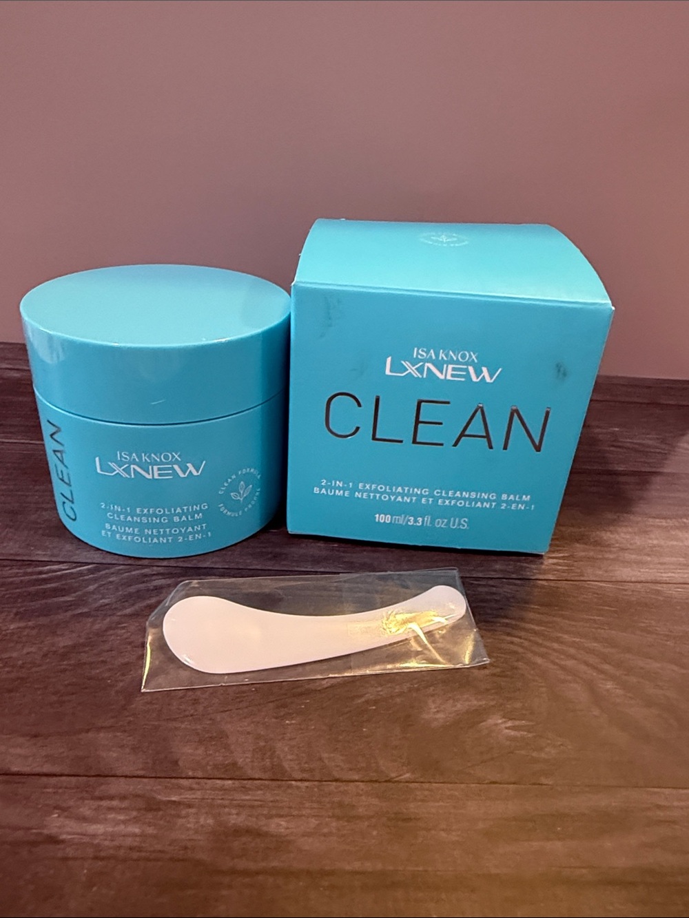 ISANOX Anew Clean 2-in-1 exfoliate cleansing balm.